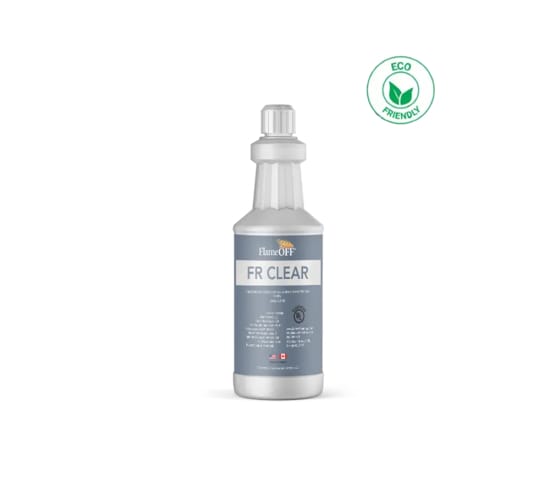 FR clear fire resistant spray